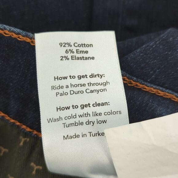 Tecovas Men's Premium Relaxed Dark Wash Denim Jeans 42X32 - Picture 8 of 10